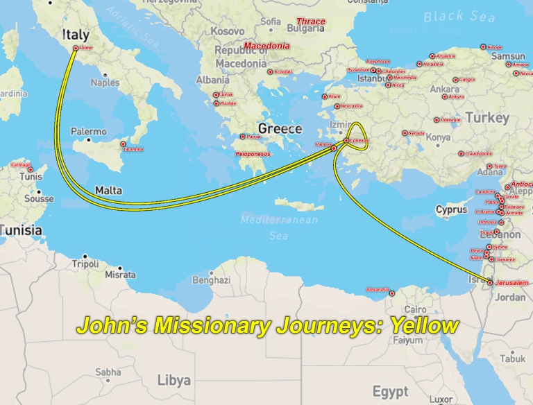 john travel around the world